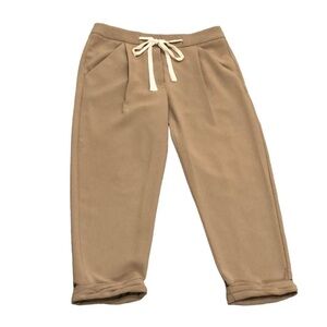 Wilfred Allant Pants Size 8 Tan Cropped Joggers